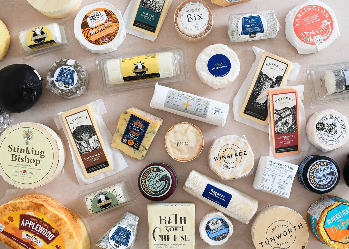 English farmhouse cheeses on The Cheese Counter at Made in England
