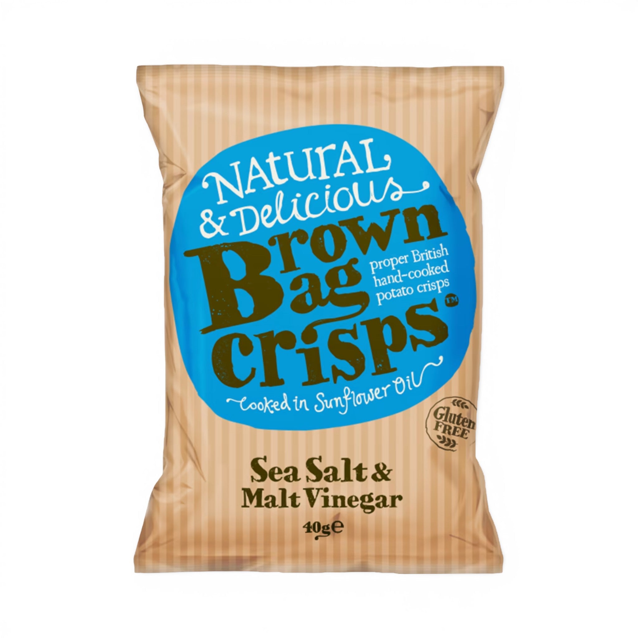 Brown Bag Crisps Sea Salt & Malt Vinegar