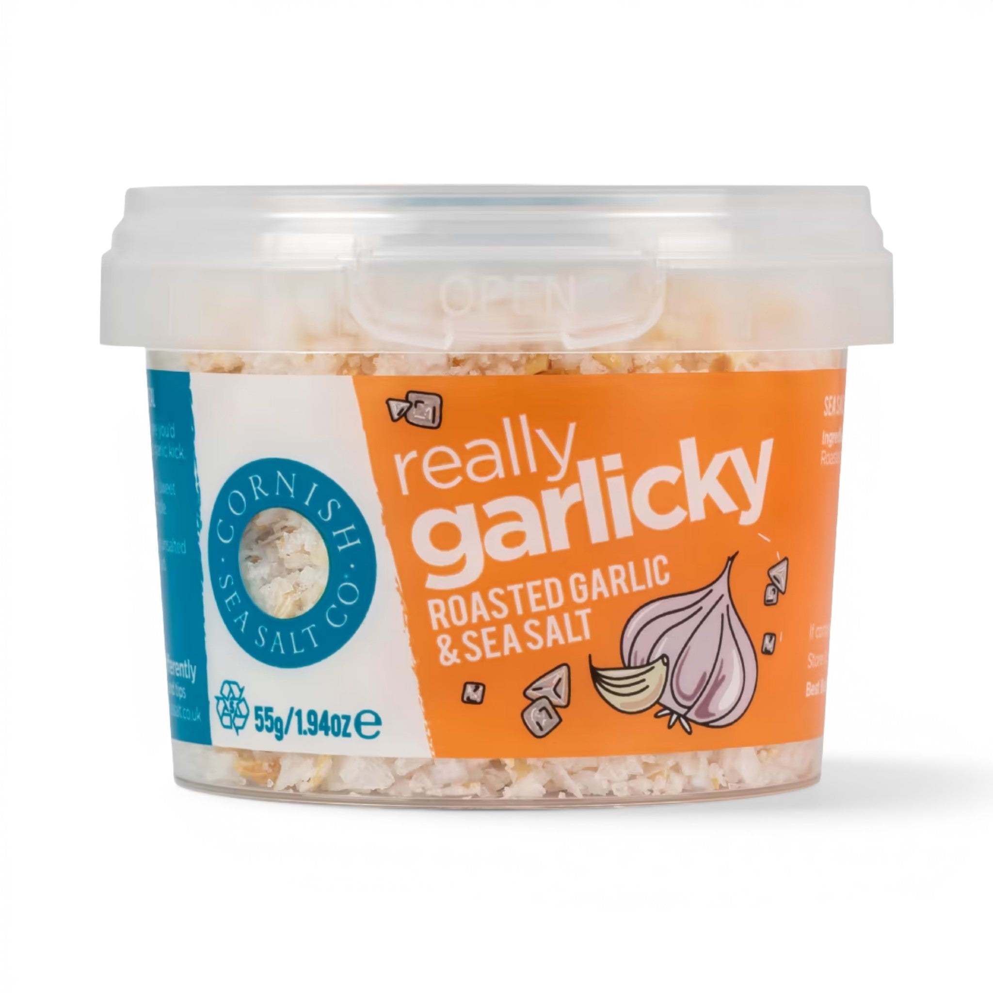 Cornish Sea Salt Garlicky Roasted Garlic & Sea Salt 55g