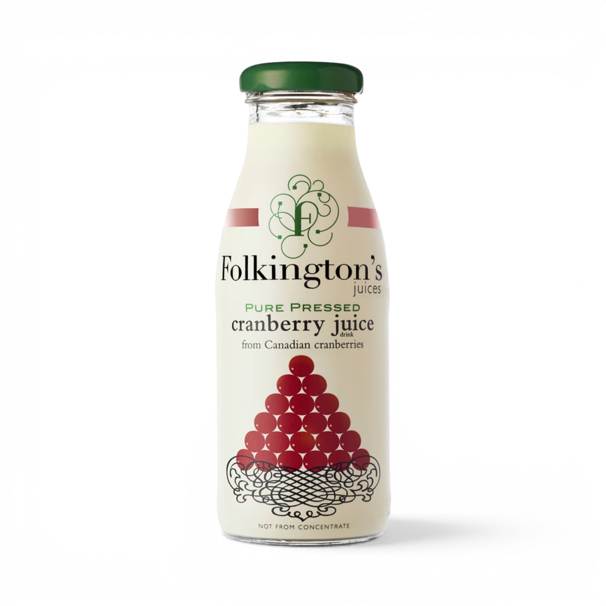Folkington's Pure Pressed Cranberry Juice 250ml
