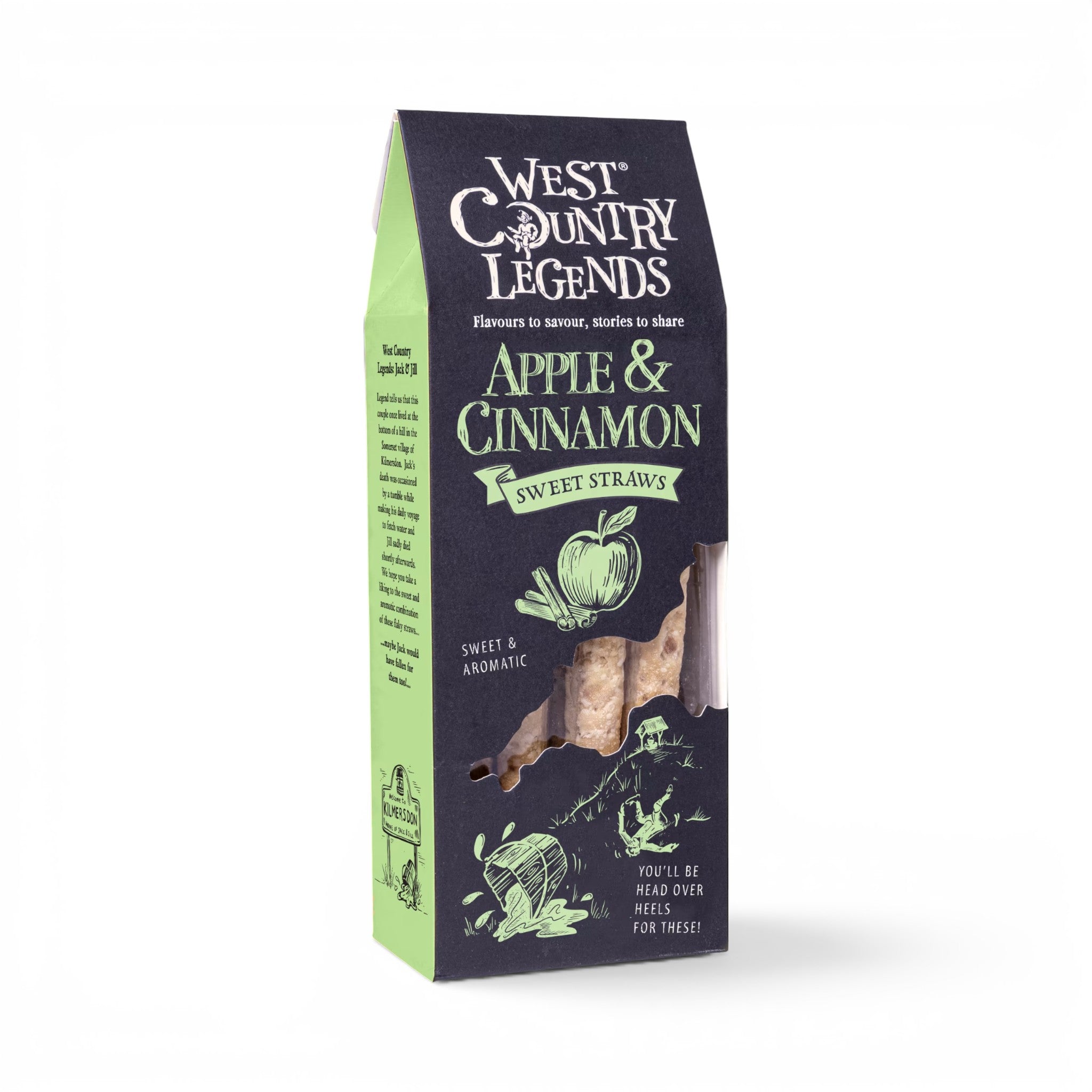 West Country Legends Apple & Cinnamon Sweet Straws