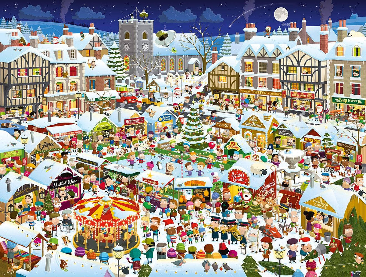 Christmas Market 1000 piece jigsaw puzzle by All Jigsaw Puzzles, image 1
