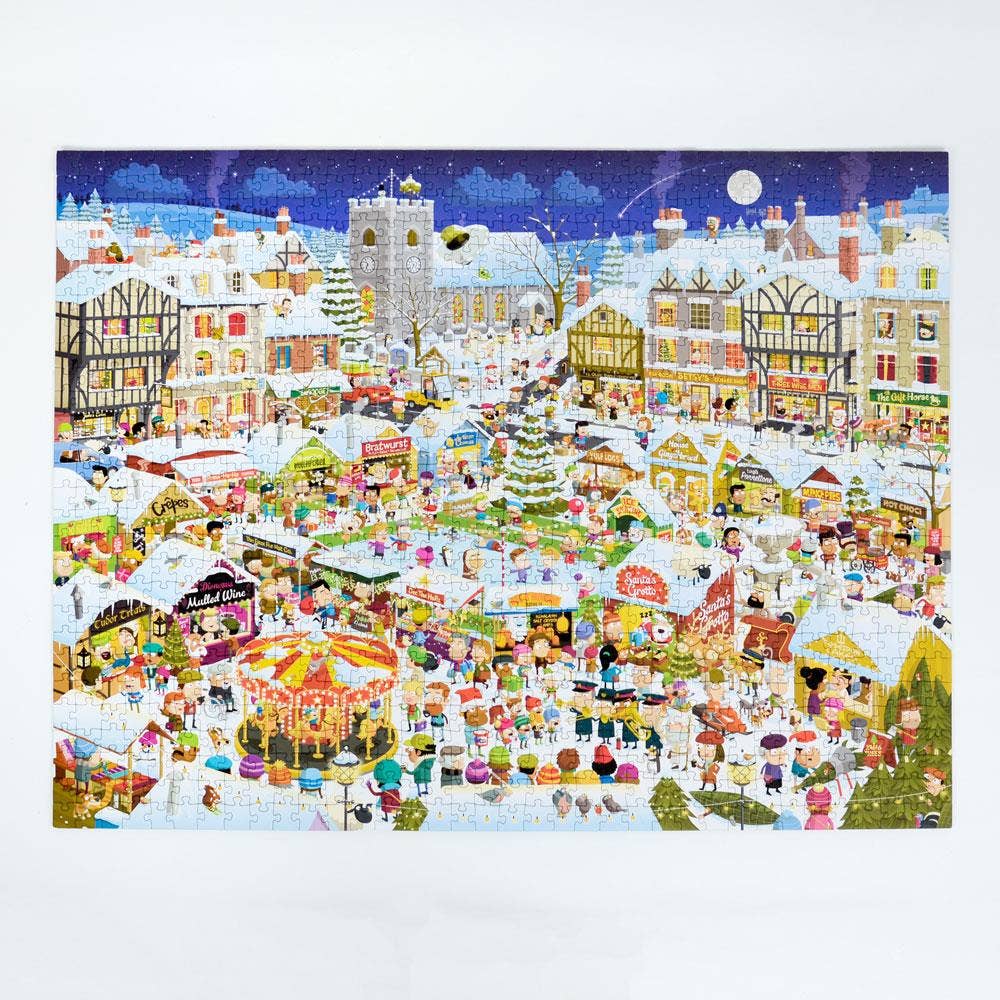 Christmas Market 1000 piece jigsaw puzzle by All Jigsaw Puzzles, image 8