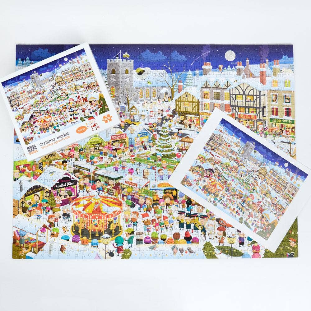 Christmas Market 1000 piece jigsaw puzzle by All Jigsaw Puzzles, image 7