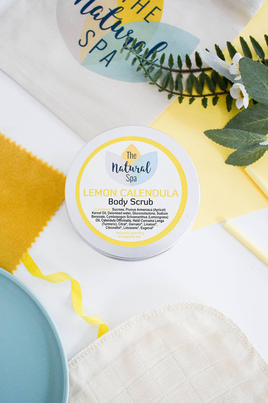 Lemon Calendula 200g Body Scrub | Vegan Exfoliating Scrub