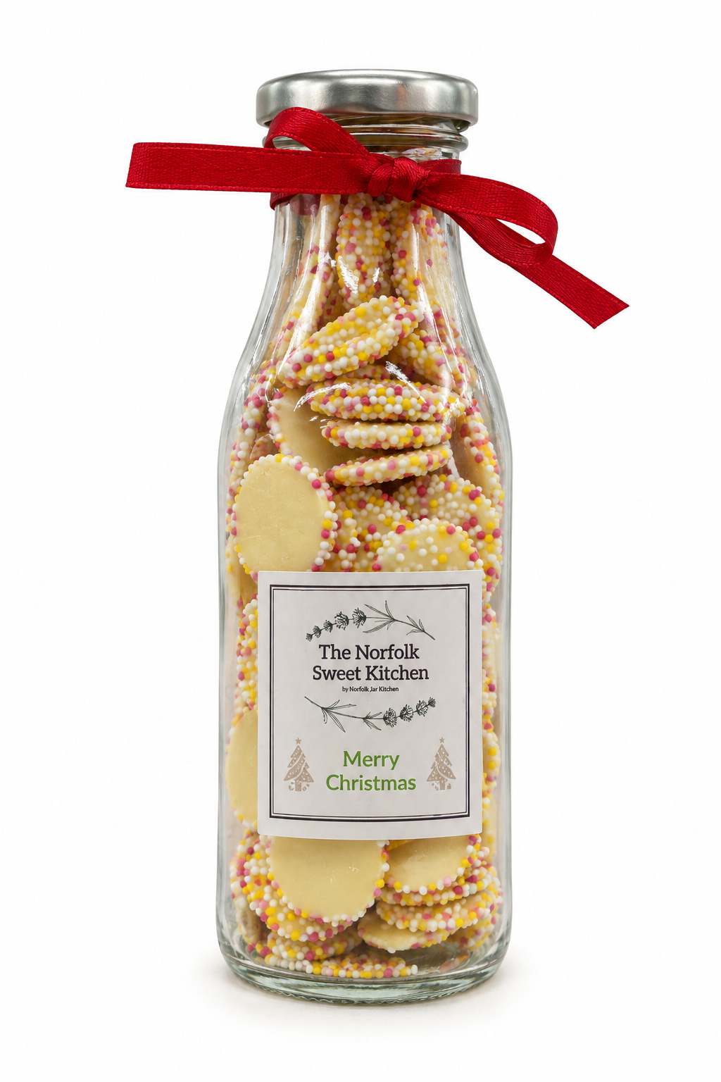 Christmas White Chocolate Snowies - Bottle