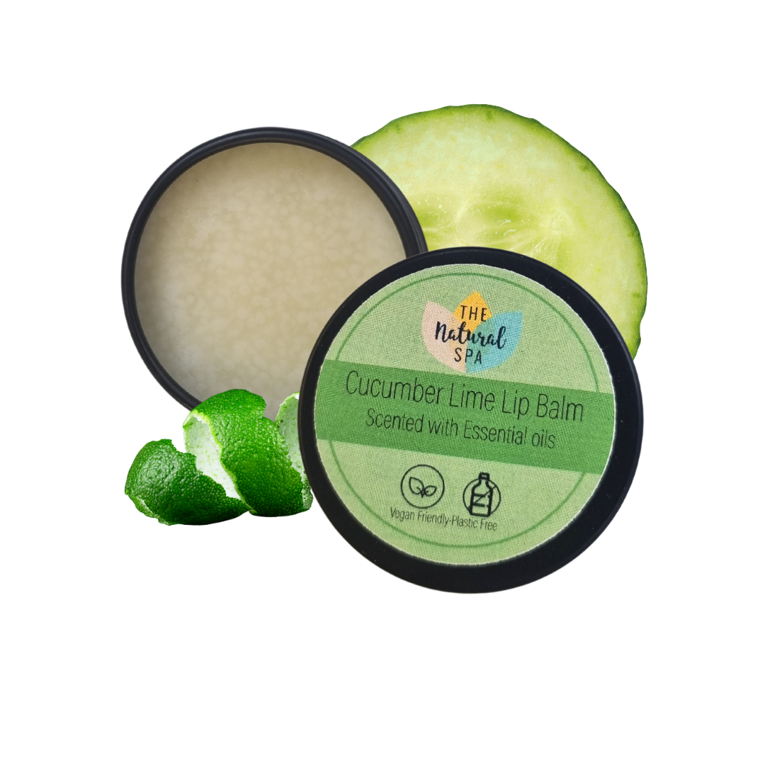 Cucumber Lime Lip Balm | Moisturising Vegan Balm | Handmade