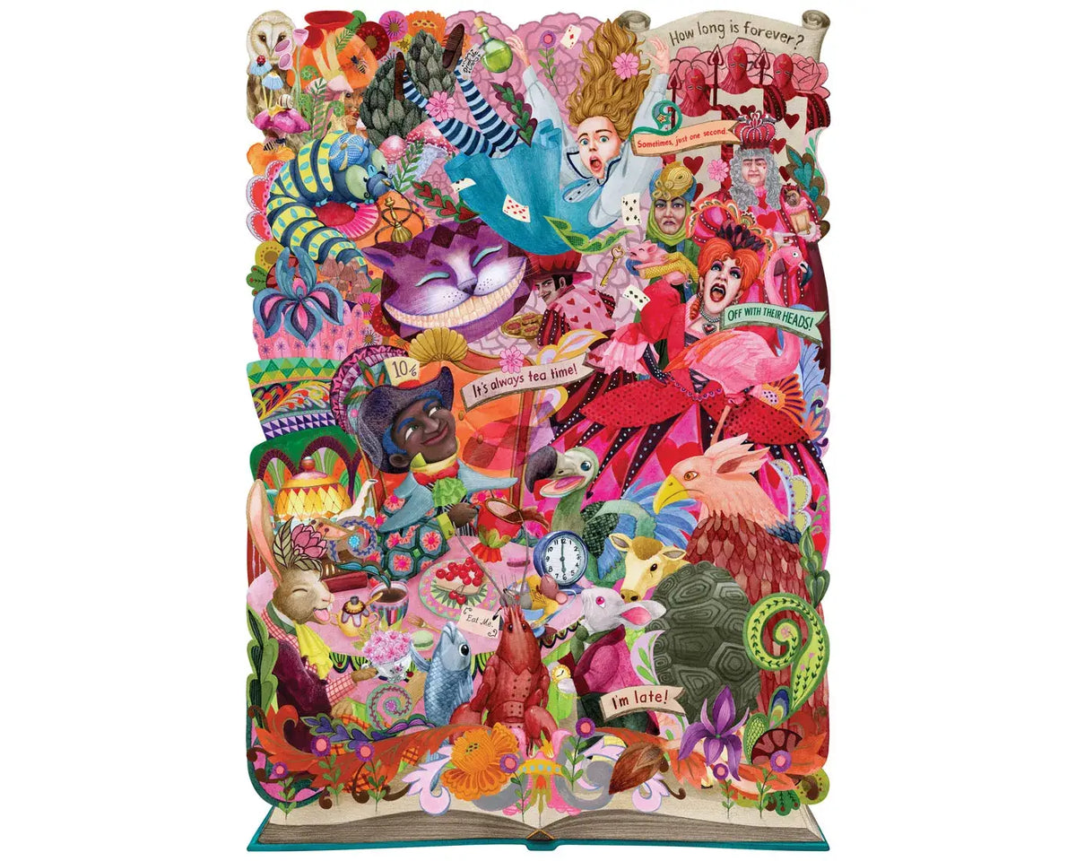 Wentworth Out of the Book Alice in Wonderland 250 piece wooden jigsaw puzzle, image 2