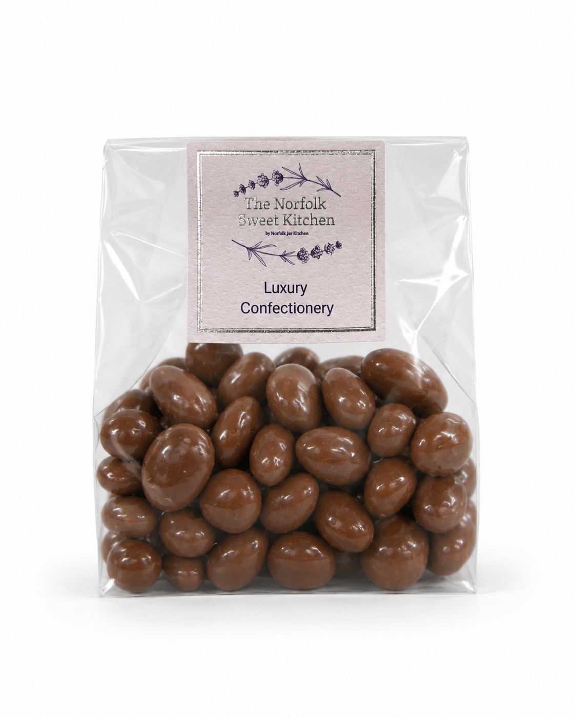 Milk Chocolate Covered Raisins Small Clear Bag