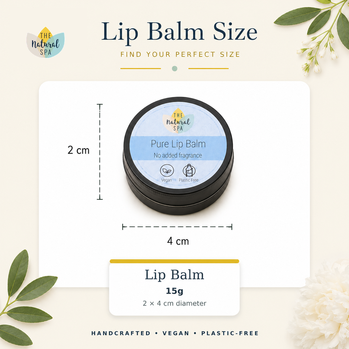 Lip Balms | Bulk Pack (15 lip balms) | Eco-Friendly & Vegan