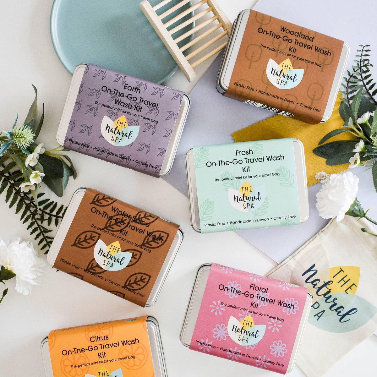 The Natural Spa Mini Travel Wash Kit 2
