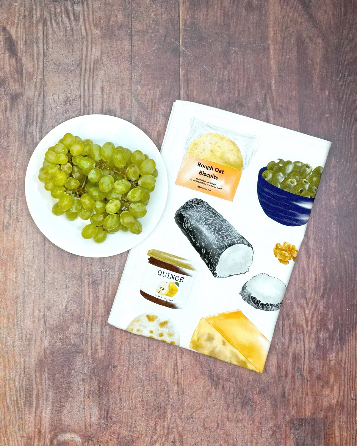 Corinne Alexander Cheese Board Tea Towel