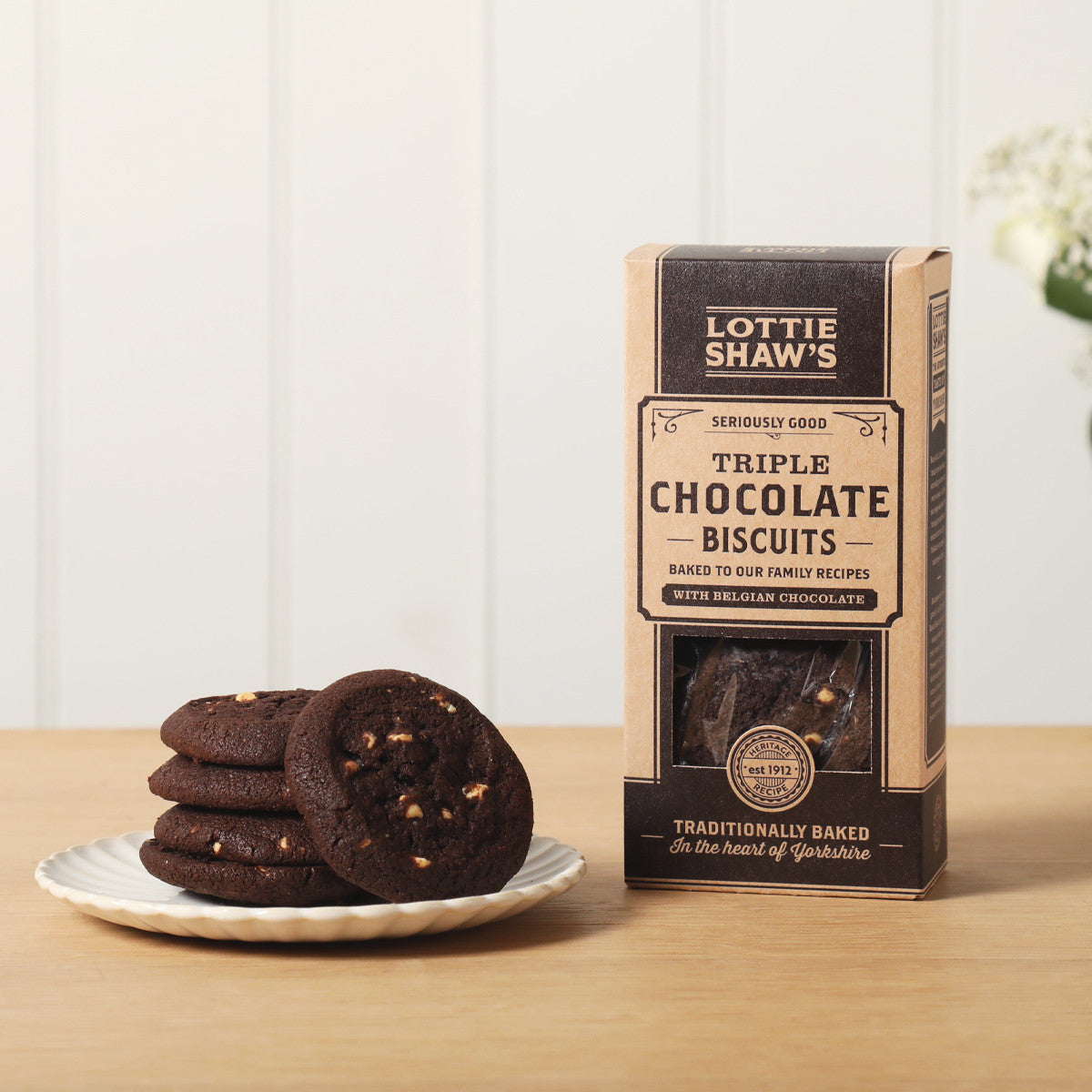 Triple Chocolate Biscuits from the trio box