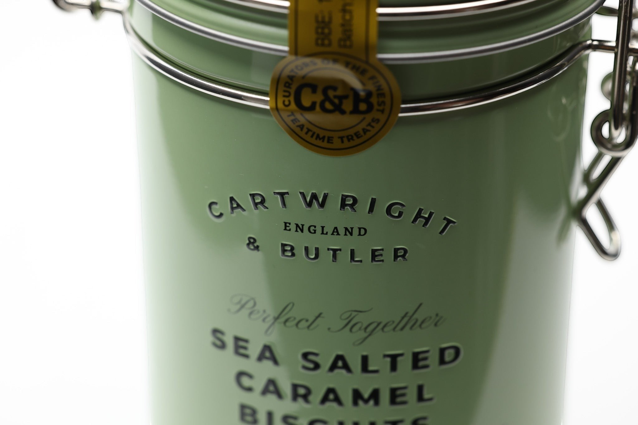 Cartwright & Butler Sea Salted Caramel Biscuits in a Tin