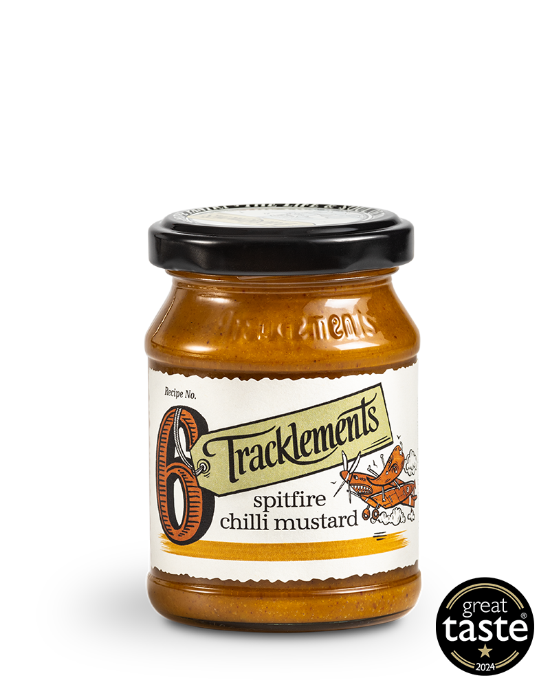 Tracklements Spitfire Chilli Mustard jar