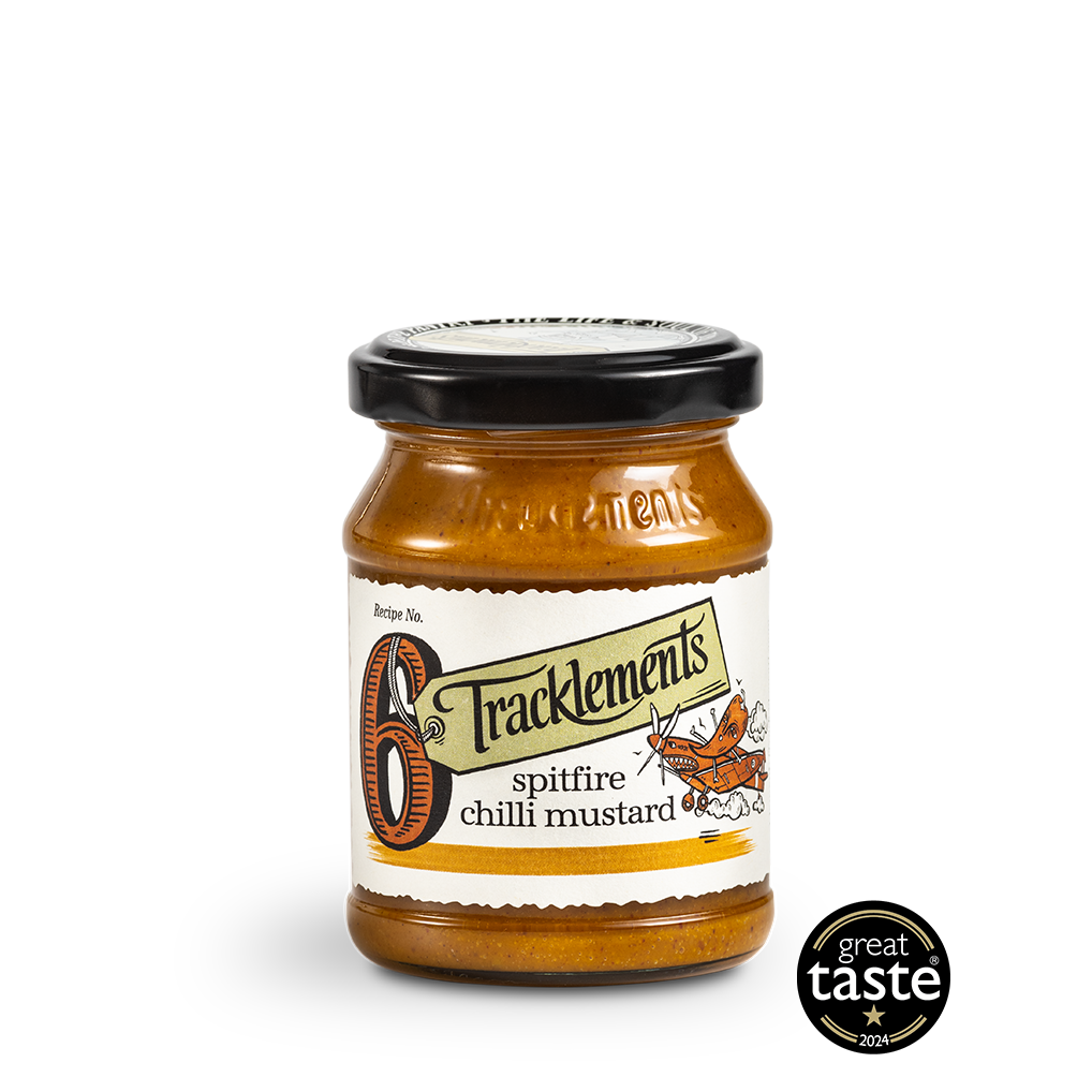 Tracklements Spitfire Chilli Mustard jar
