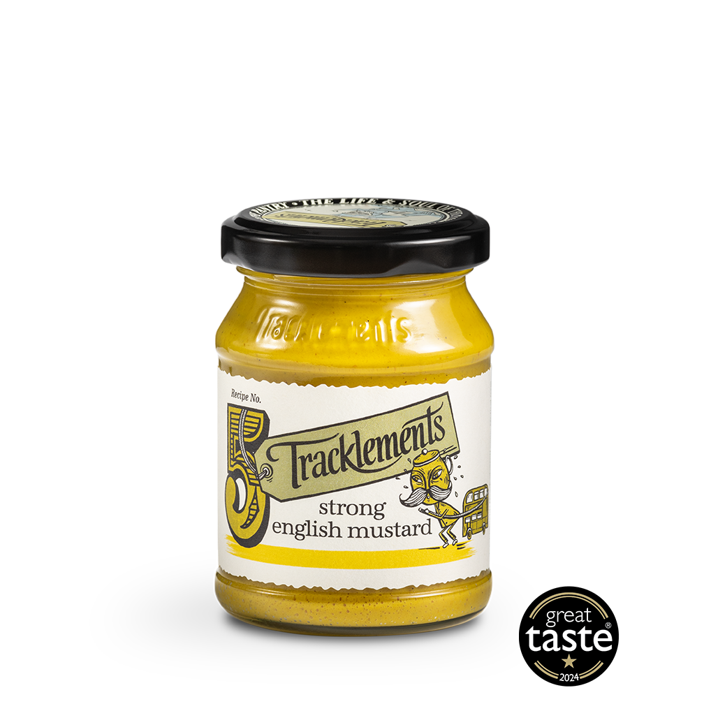 Tracklements Strong English Mustard jar