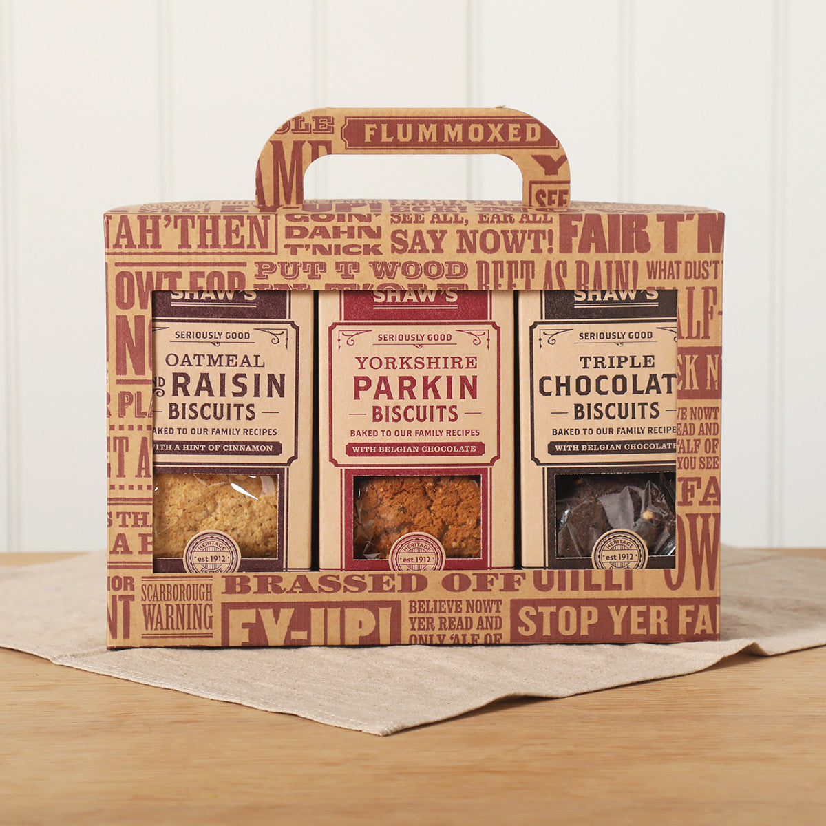 Lottie Shaw's Yorkshire Biscuit Trio Gift Box