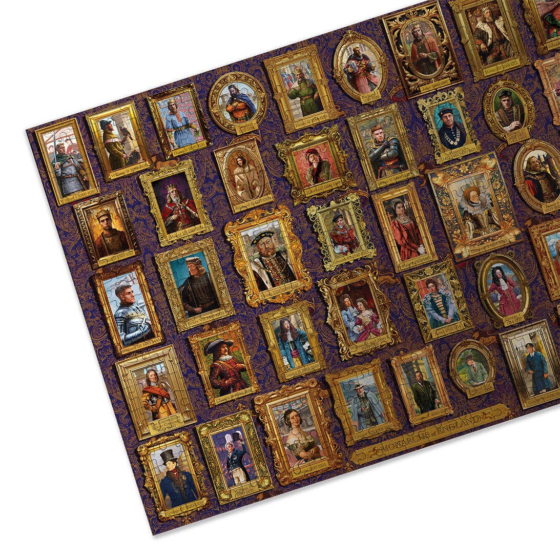 Gibsons Monarchs of England 1000 piece jigsaw puzzle, view 7