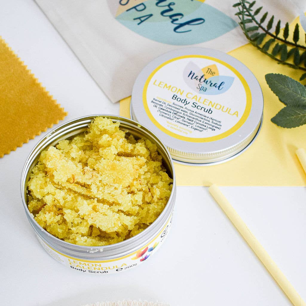 The Natural Spa Lemon Calendula Body Scrub 200g 2