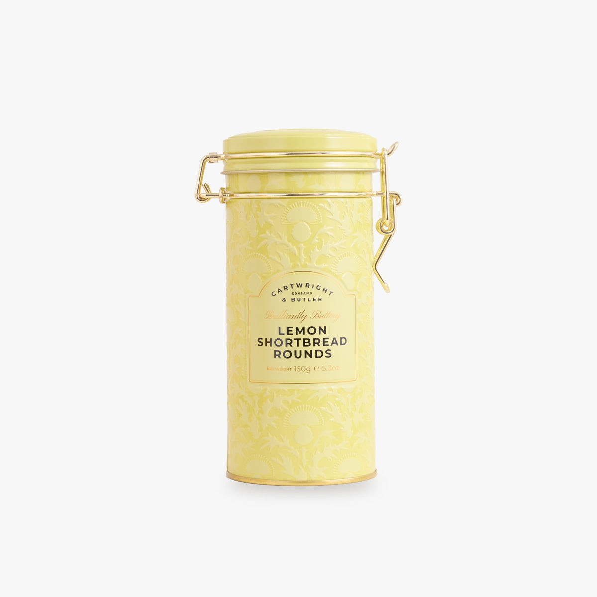 Cartwright & Butler Lemon Shortbread Rounds in Tin 150g