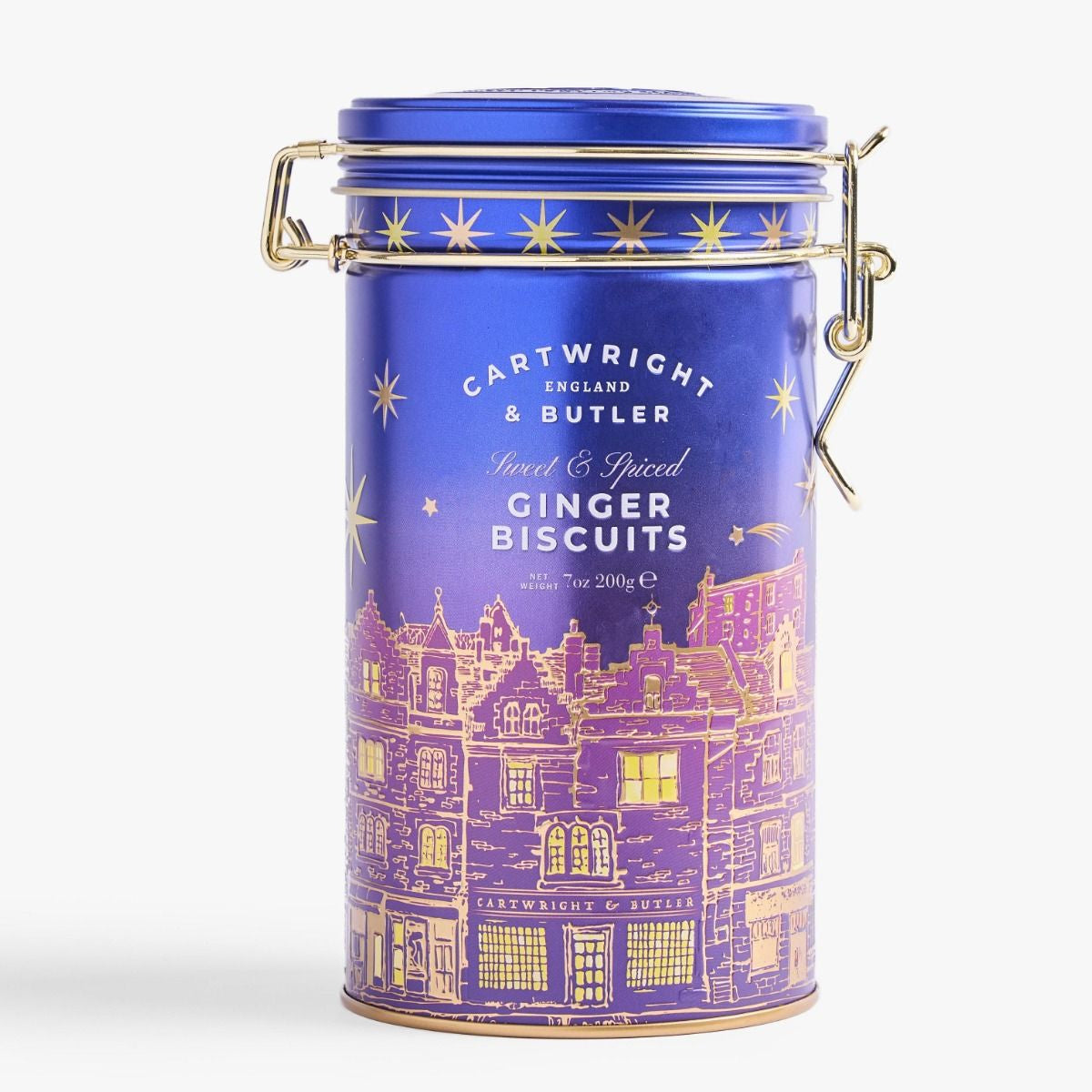 Cartwright & Butler Night Before Christmas Stem Ginger Biscuits in Tin 200g