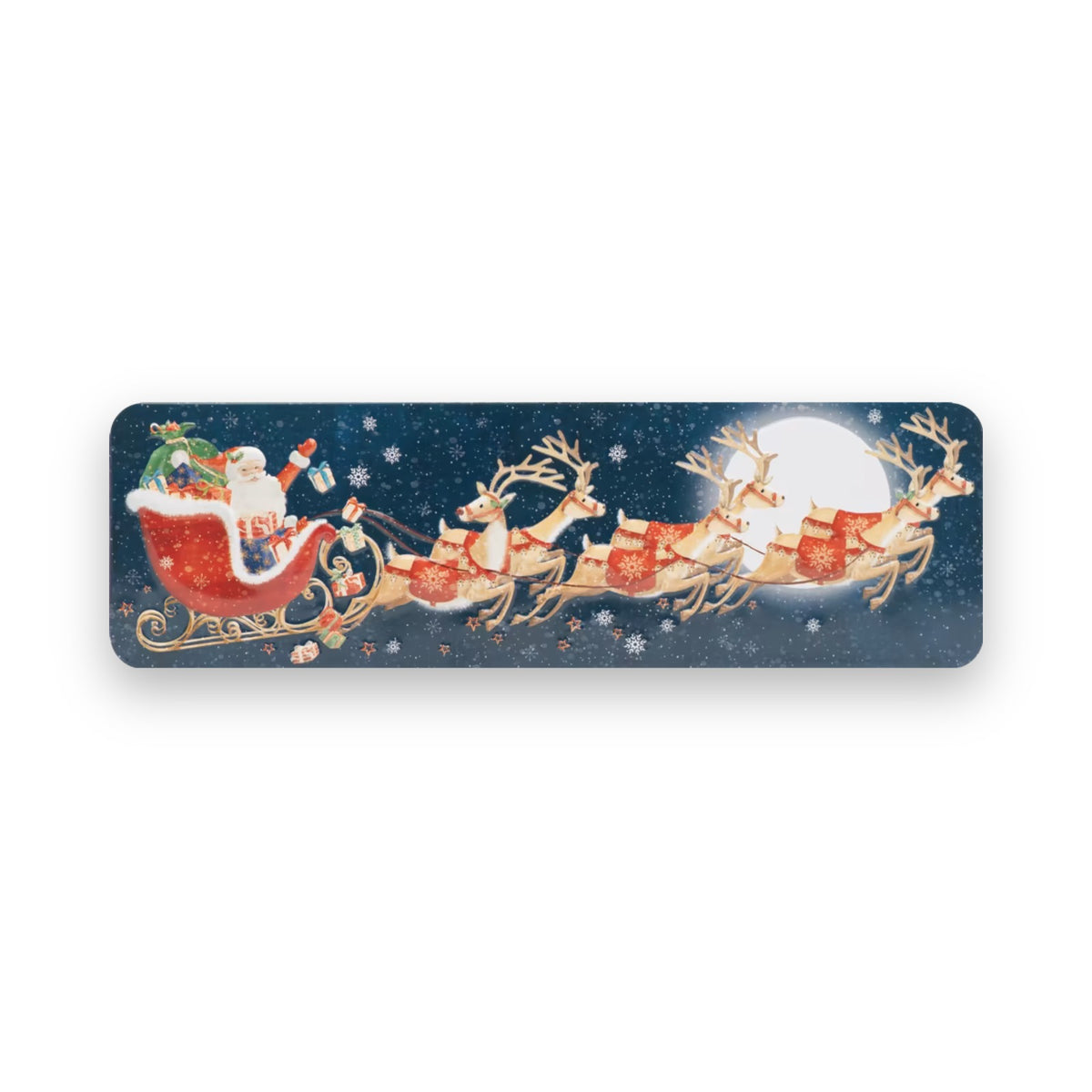 Farmhouse Biscuits Milk Chocolate Chip Biscuits in Christmas Flying Santa Tin 225g