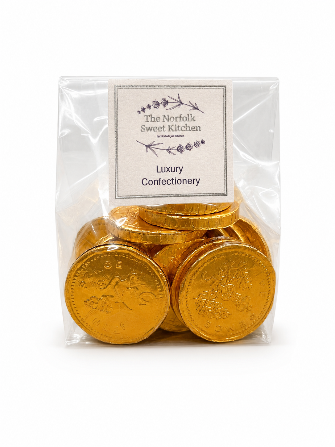 Milk Chocolate Coins Small Clear Bag