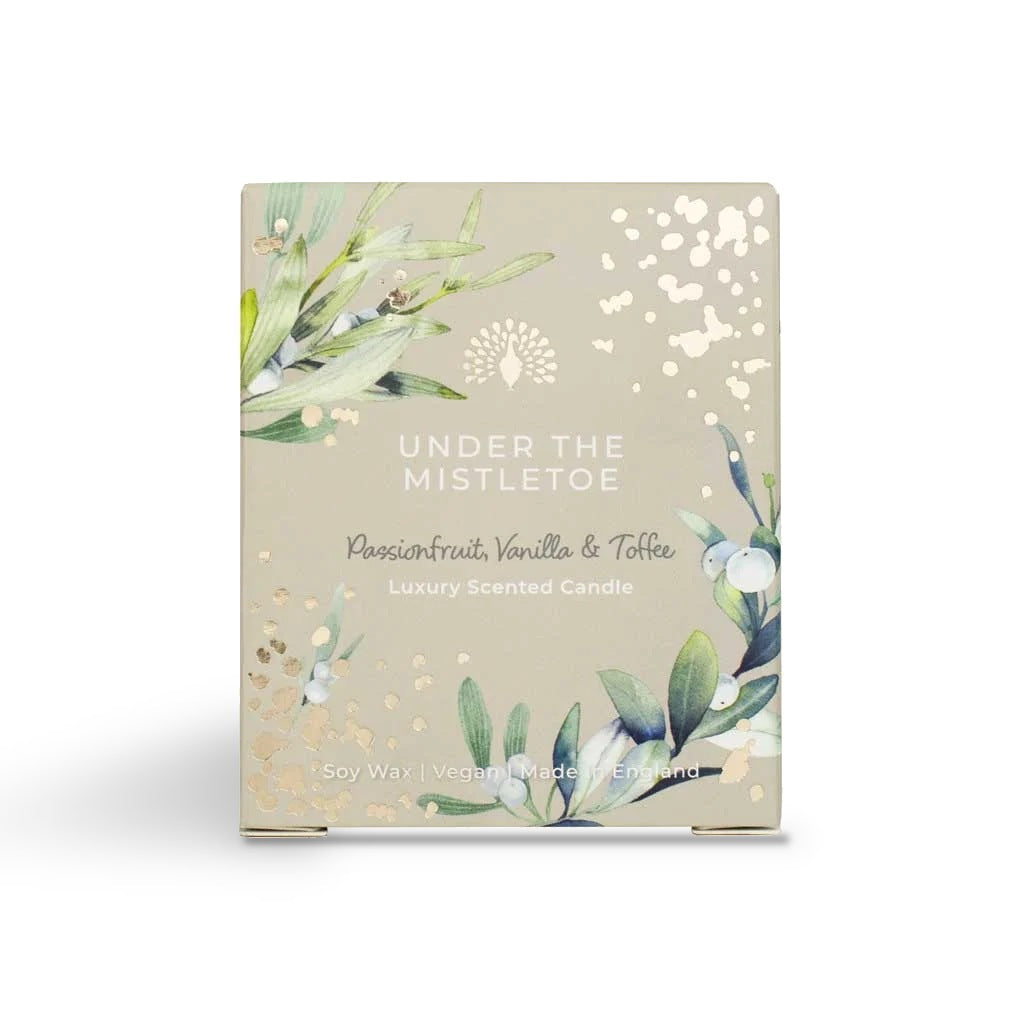 Under the Mistletoe candle box