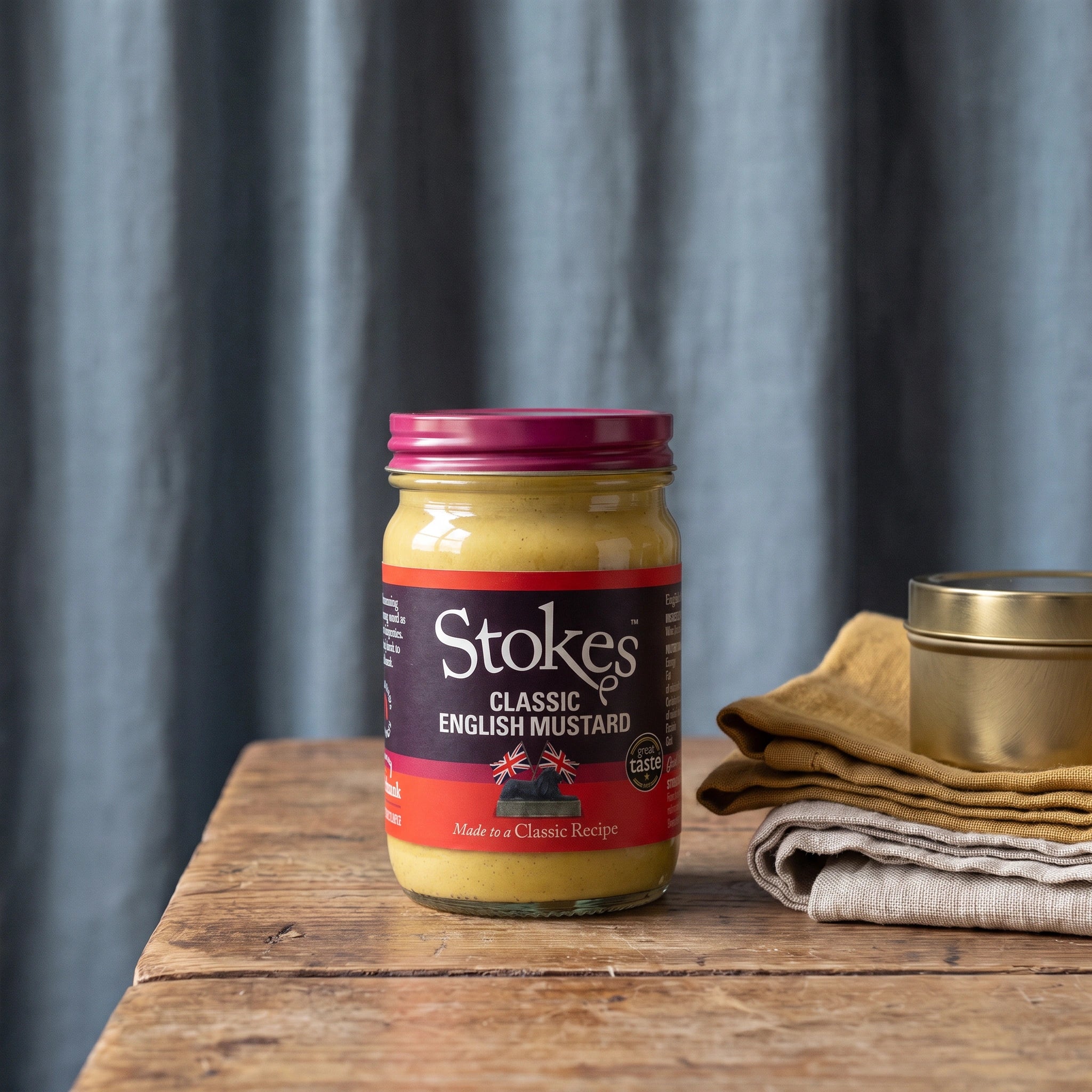 Stokes Classic English Mustard 185g