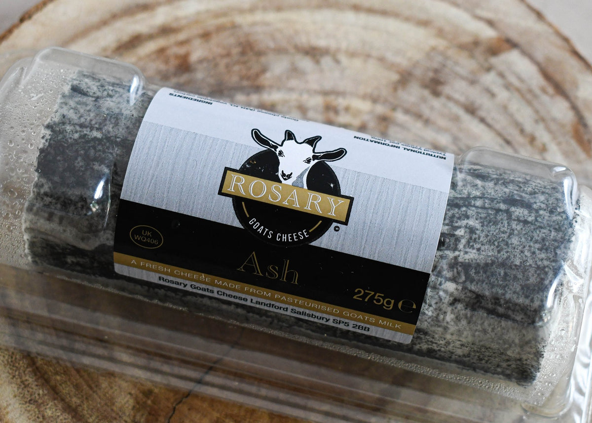Rosary Ash goat's cheese log, Made In England
