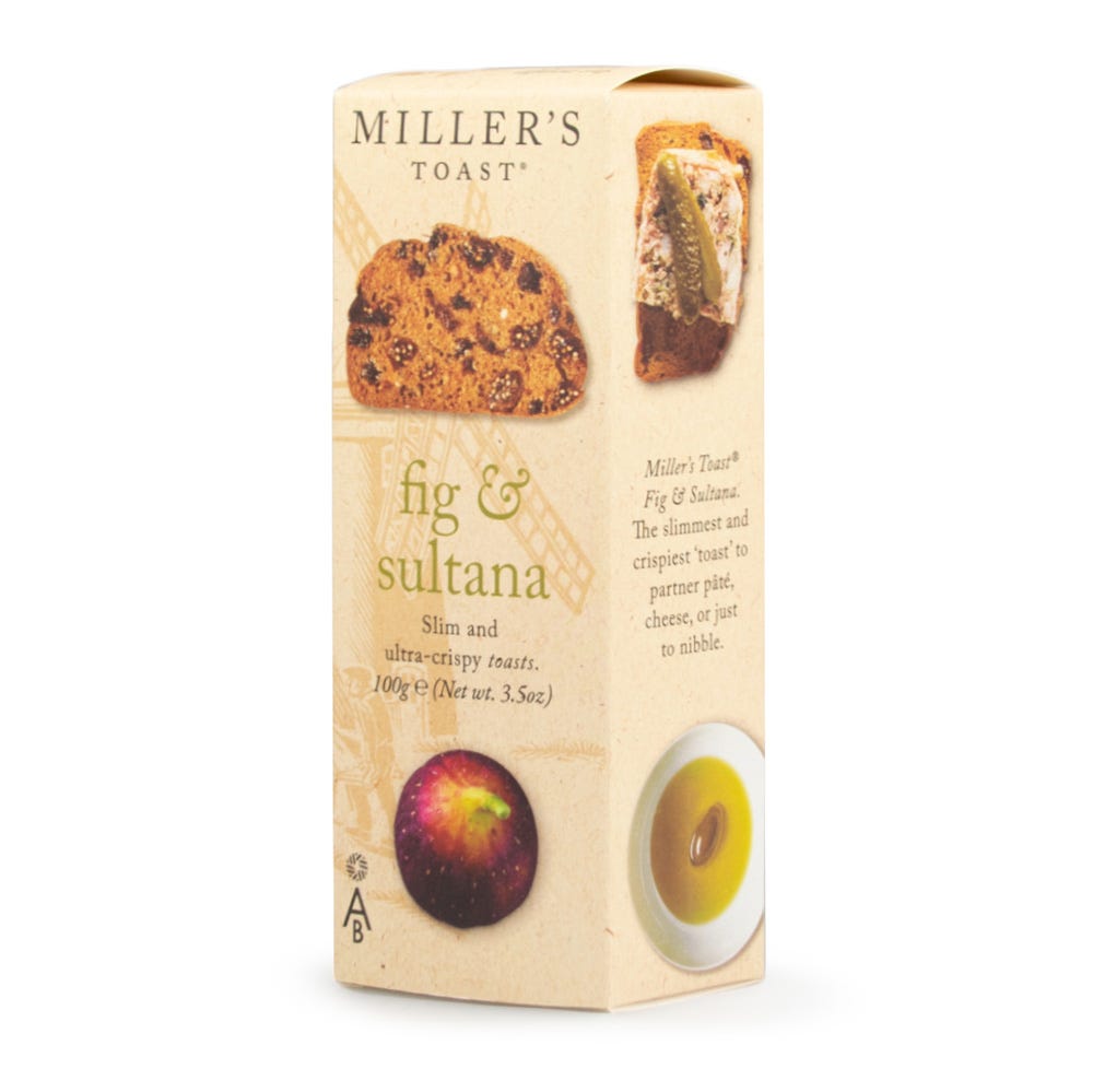 Miller's Toast Fig & Sultana 100g