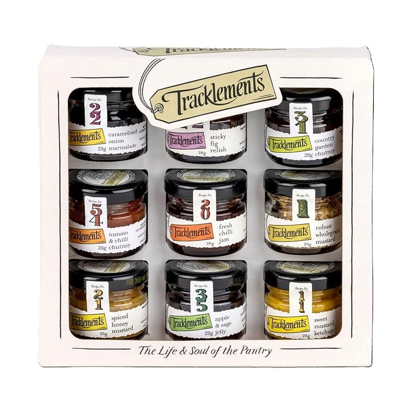 Tracklements 9 Mini Jar Gift Pack
