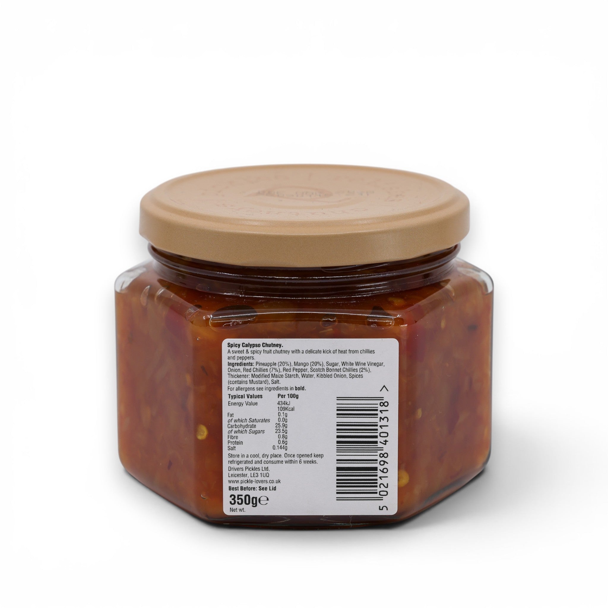 Drivers Spicy Calypso Chutney, 350g