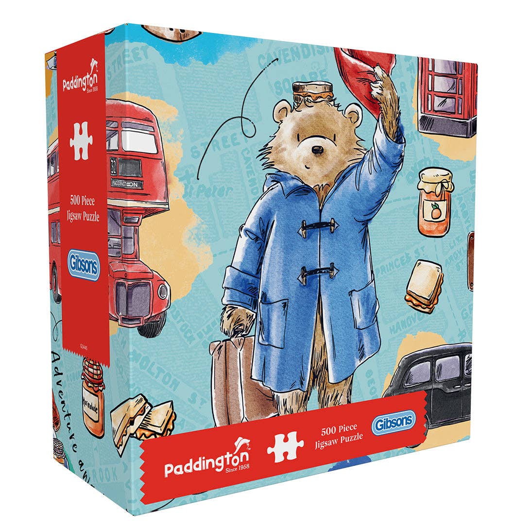 Gibsons Paddington Bear 500 piece jigsaw puzzle, view 1