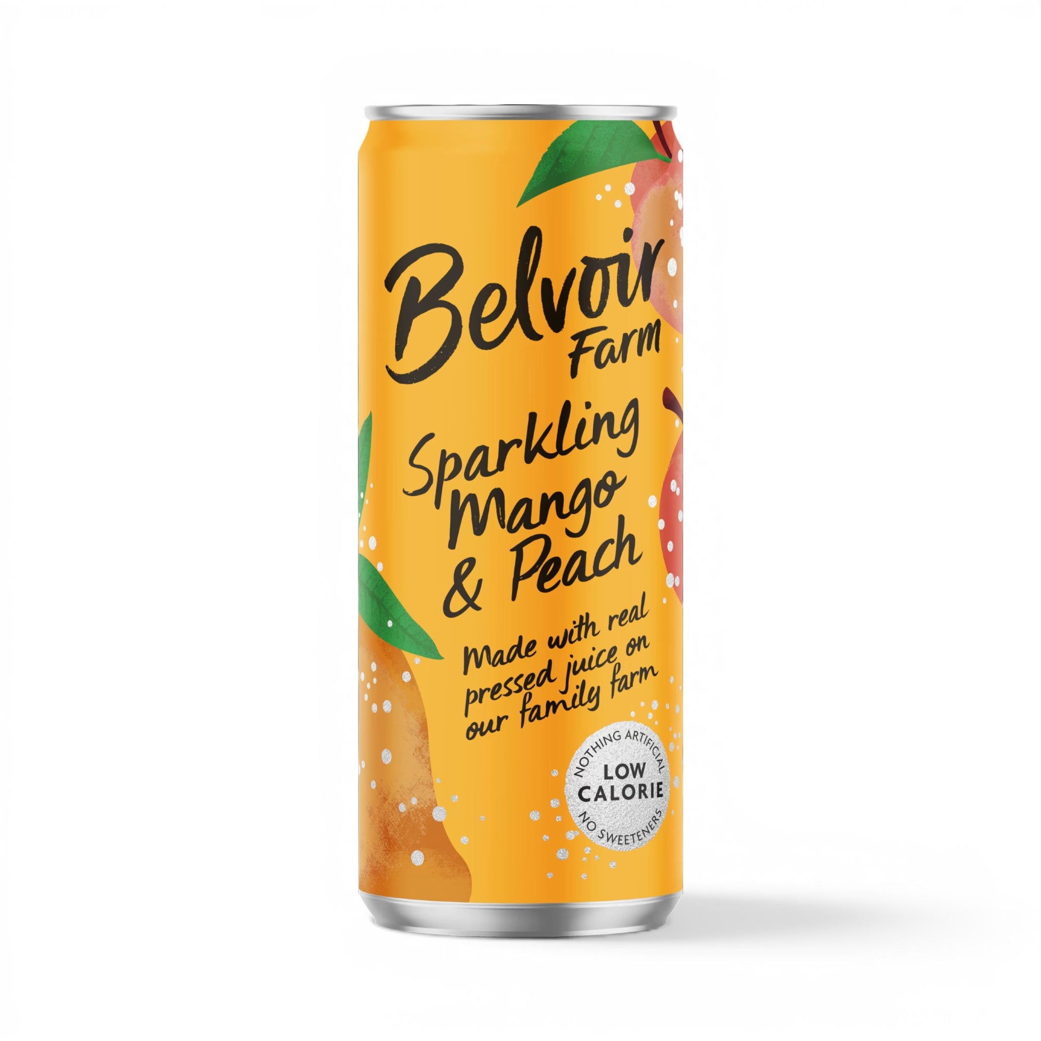 Belvoir Sparkling Mango & Peach Can 330ml