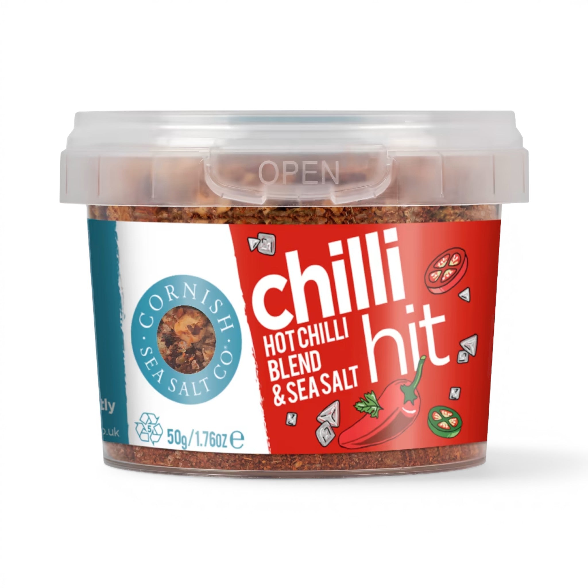 Cornish Sea Salt Chilli Hit Santa Cruz 50g