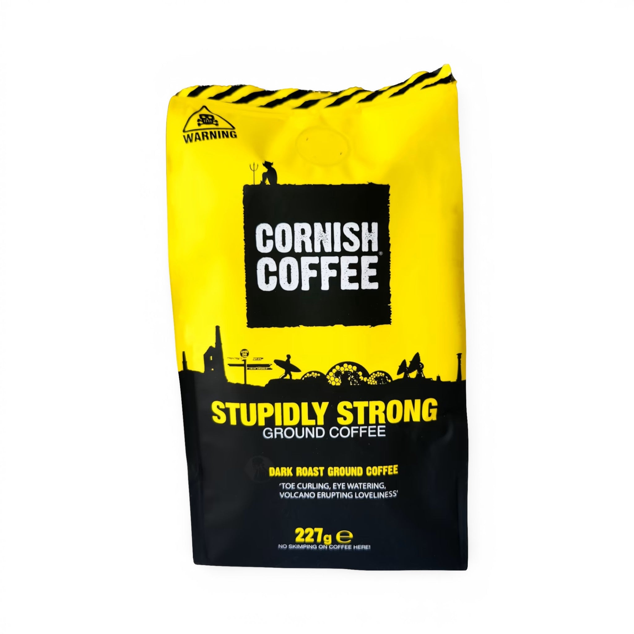 Cornish Coffee Stupidly Strong Ground Coffee 227g