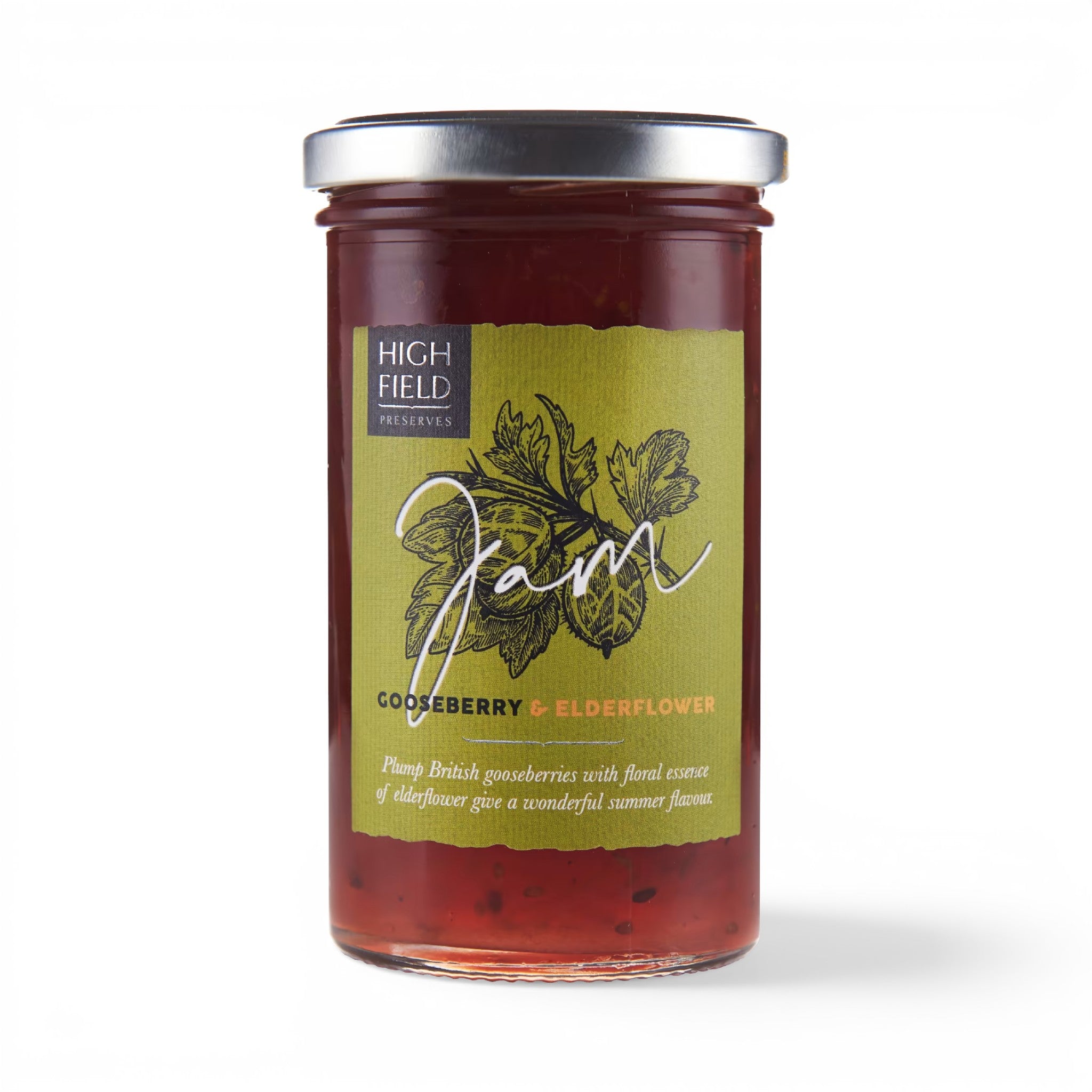 Highfield Preserves Gooseberry & Elderflower Jam