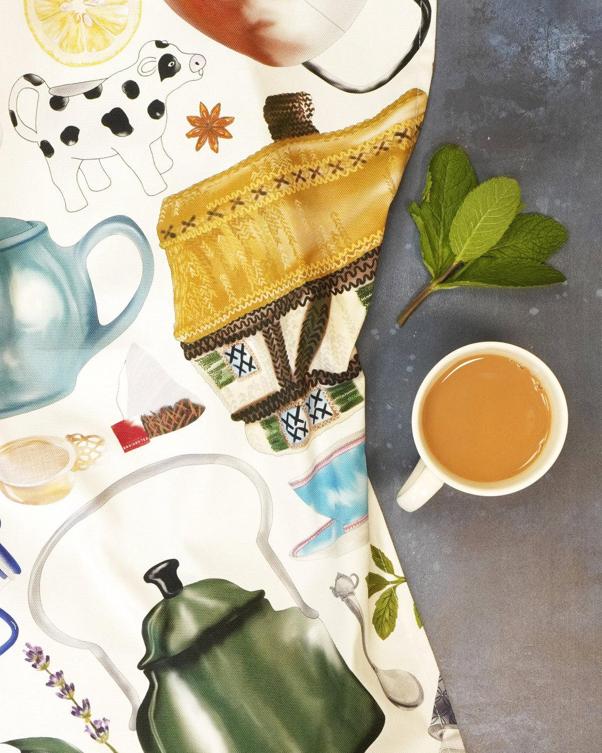 Corinne Alexander Time For A Brew Tea Towel