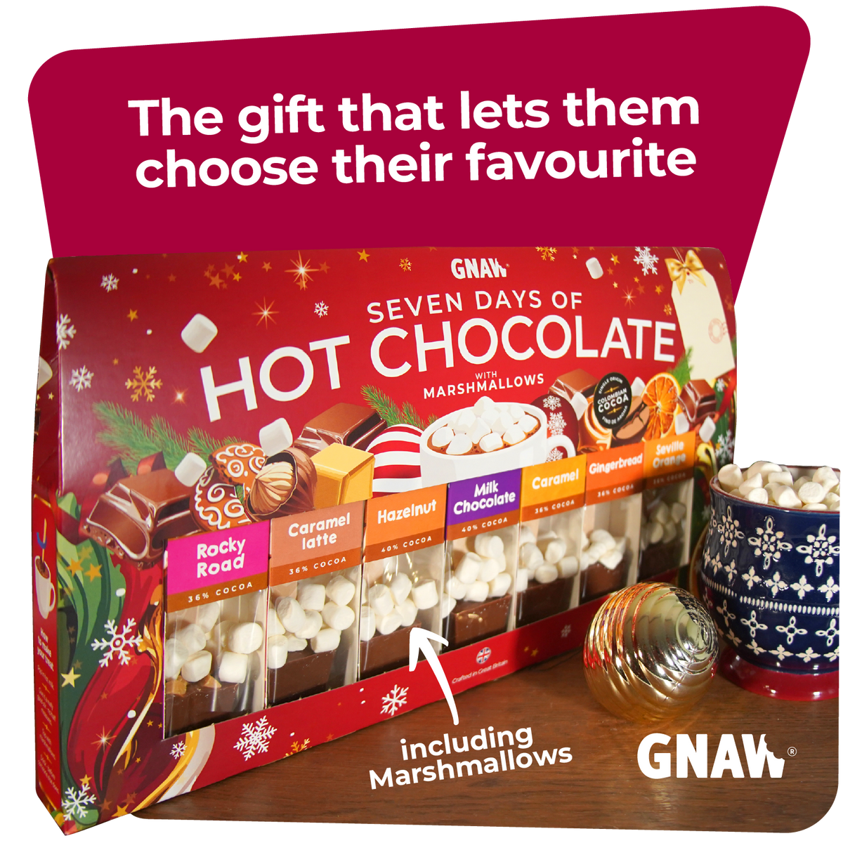 Seven Days of Christmas - Hot Chocolate Spoon Gift Set
