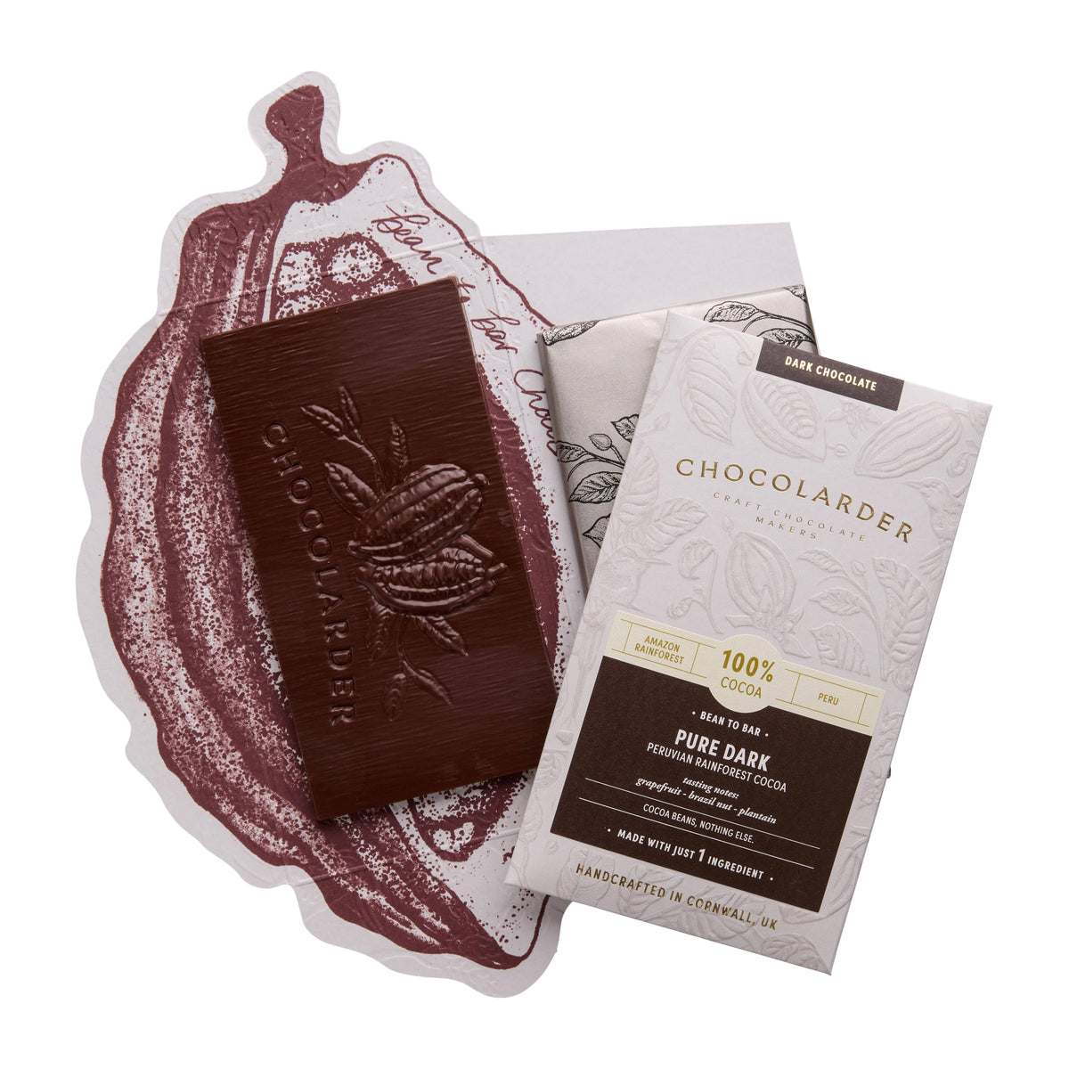 Chocolarder Pure Dark 100% Chocolate