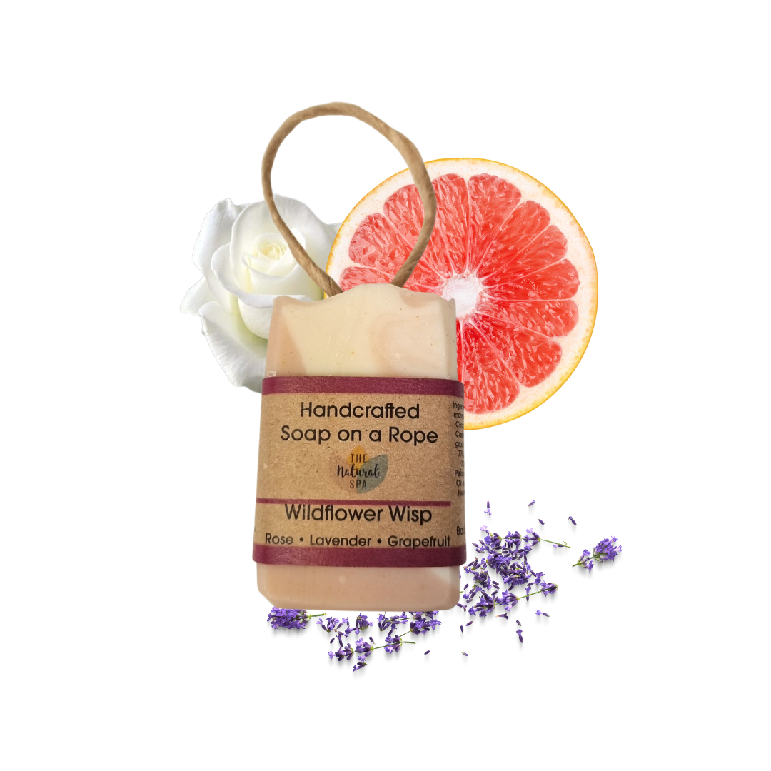 Wildflower Wisp Soap On A Rope | 100g | Vegan & Plastic-Free
