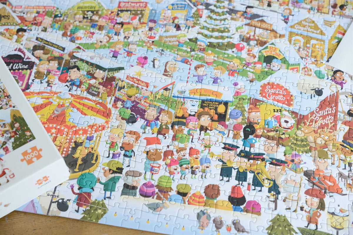 Christmas Market 1000 piece jigsaw puzzle by All Jigsaw Puzzles, image 5