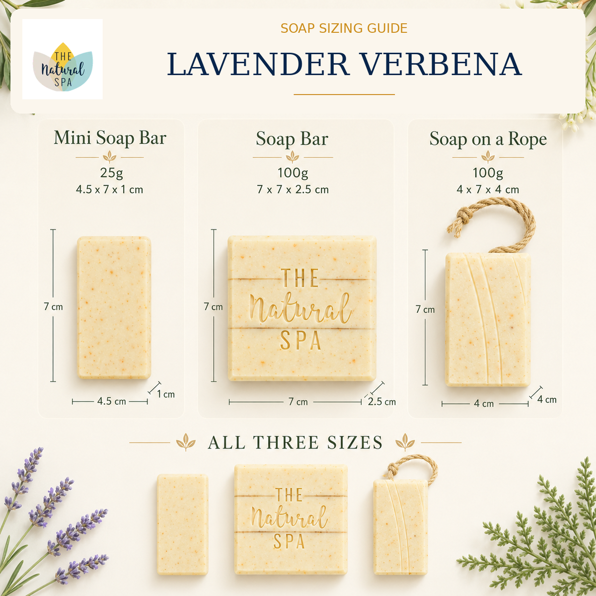 Lavender Verbena Soap Bar | 100g | Vegan & Plastic-Free