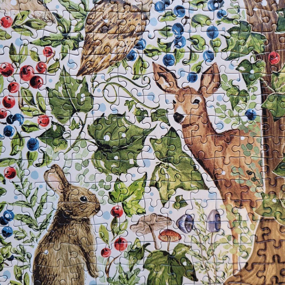 Gibsons The Art File Woodland Wildlife 1000 piece jigsaw puzzle, view 4