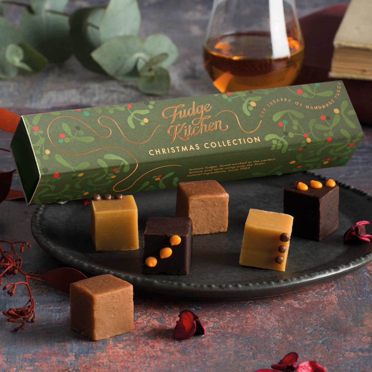 Fudge Kitchen Christmas Fudge Slider, 6 Pieces