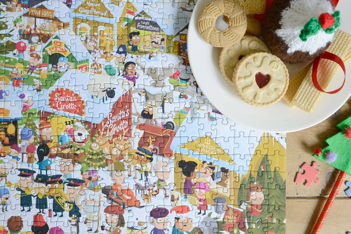 Christmas Market 1000 piece jigsaw puzzle by All Jigsaw Puzzles, image 4