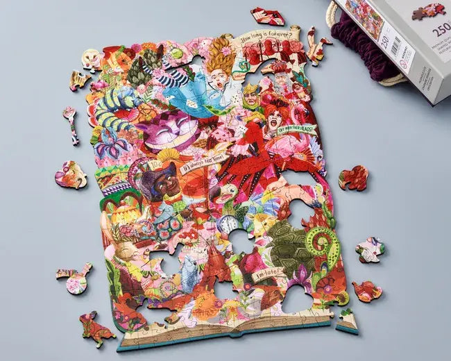 Wentworth Out of the Book Alice in Wonderland 250 piece wooden jigsaw puzzle, image 3