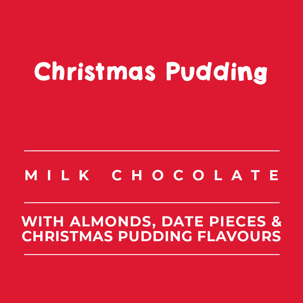 GNAW Christmas Pudding Milk Chocolate Bar 80g